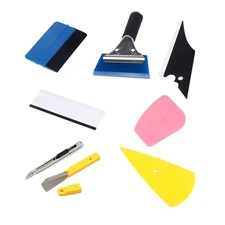 Vinyl Wrap Tool Window Tint Kit 8 Pieces Vehicle Window Tinting Tools Car Gla...