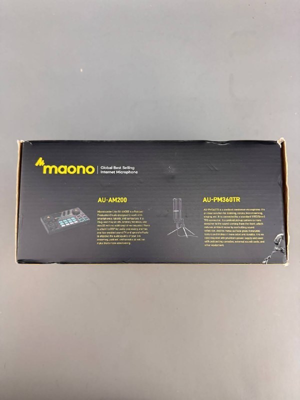 New Maono MaonoCaster Lite AU-AM200 S1 Starter Bundle Portable Podcast Gaming