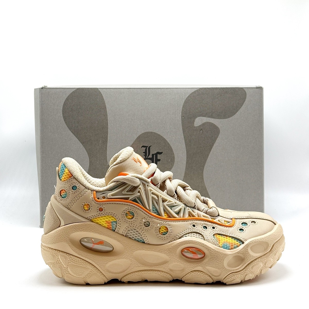 NEW* MEN Puma LaMelo Ball × Puma La France RNR Light Sand (312165