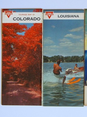  Vintage Conoco Maps, 1960's Editions,        