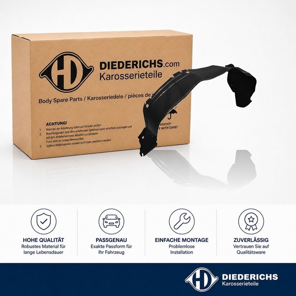 Verkleidung Radhaus Vorne Rechts Diederichs 1612108 FÜR Mercedes-image