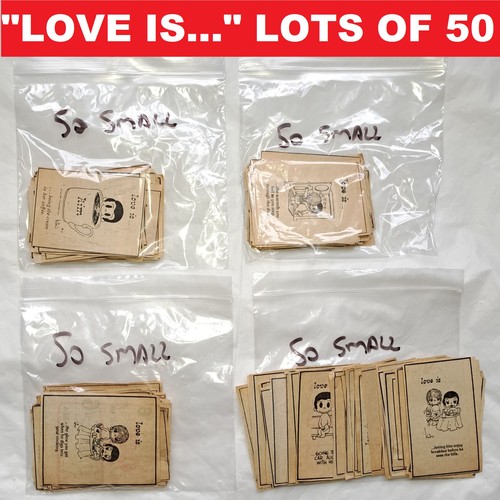 ❤️Lot of 50 Love is... Kim Casali Original Newspaper Clippings Comics Collection