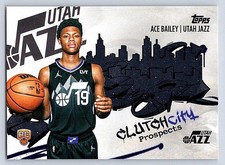 ACE BAILEY  JAZZ   RC  2025-26 TOPPS CLUTCH PROSPECTS INSERT #CC-5