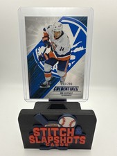 Bo Horvat /299 2024-25 UD Credentials Blue Parallel New York Islanders #33