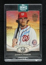 2024 Topps Archives Signature Series 1/1 Jayson Werth #11BP-61 Buyback Auto 1l8x