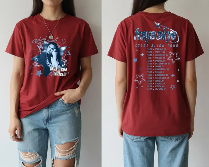 Freya Skye Silent Treatment Tee, Stars Align Tour 2026 Festival