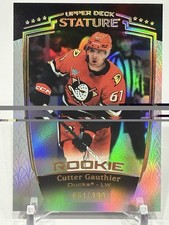 UPPER DECK STATURE ROOKIES CUTTER GAUTHIER #38 /999 ANAHEIM DUCKS NHL CARD