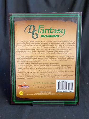d6 Fantasy Rulebook RPG (West End Games, 2004, EX) - Picture 2 of 2