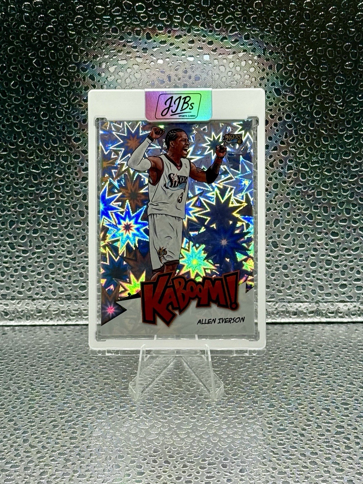 2020-21 Panini Crown Royale - Kaboom! Allen Iverson #17 SSP Case Hit 76ers