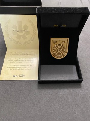 Destiny 2 - Deadeye Title Seal Pin - Bungie Rewards - RETIRED