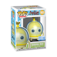 Funko POP! Adventure Time Banana Man Cartoon Exclusive Figure 1905 + Protector