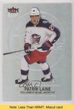 2021-22 Upper Deck Fleer Ultra Medallions Platinum 63/100 Patrik Laine READ 1n8f