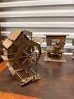Antique Oxidized Copper Mechanical Music Box with Figure — photo 2