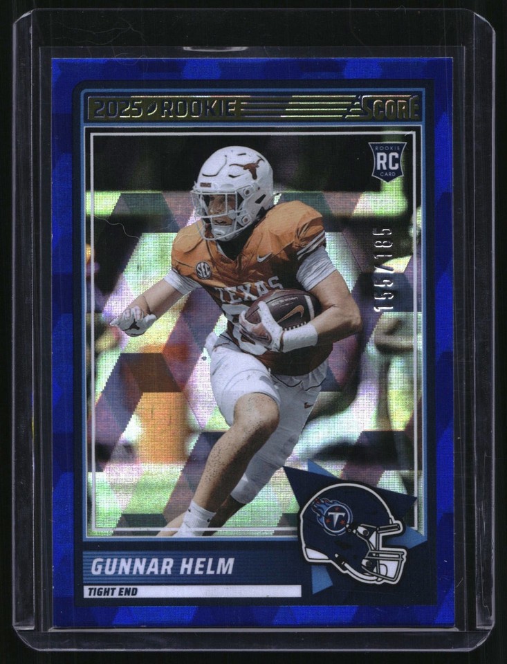 2025 Panini Score #99 Gunnar Helm RC 155/185 Titans
