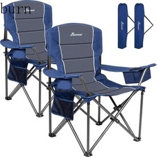 Romswi Oversized Camping Chairs,Heavy Duty Support 500 LBS economical