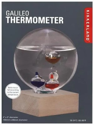 Galileo Thermometer | Deutsch | 2017 | Kikkerland Europe | EAN 0612615083554