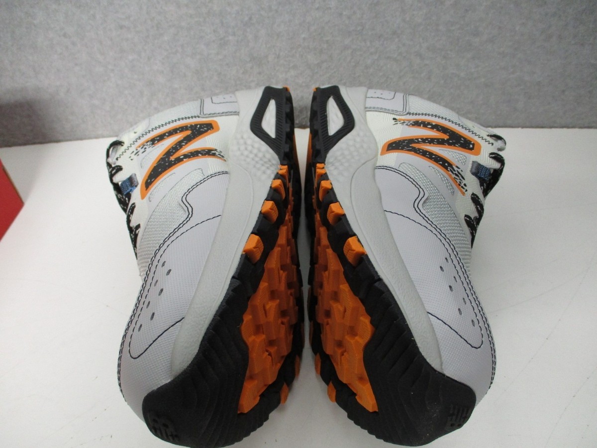 New Balance 410 v8 Trail Running Shoes Gray/Orange Mens Sz 