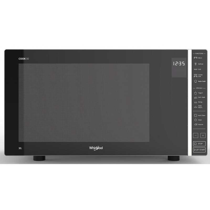 Micro-ondes pose libre Whirlpool 30L 900W noir spacieux pour cuisine familiale