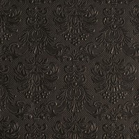 15 GepräGte Servietten Elegance Black Trauer Gothic Mottoparty Schwarz 33X33Cm
