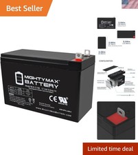 Durable 12V 9AH Nut and Bolt Terminal Battery - Spill-Proof Maintenance-Free