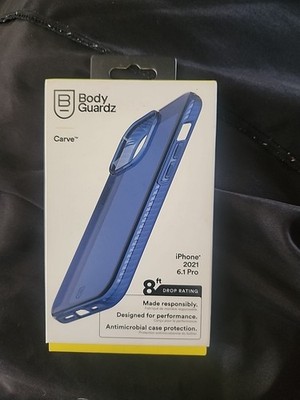 BodyGuardz Carve Case for Apple iPhone 13 iphone 14 6.1'' with Pureguard - Blue