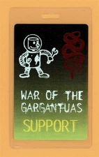 Pantera 1996 White Zombie War of the Gargantuas Tour Laminated Backstage Pass