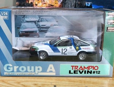 DISM Diecast 1/24 Toyota Corolla Sprinter Levin AE86 TRAMPIO #12 JTC #hachiroku