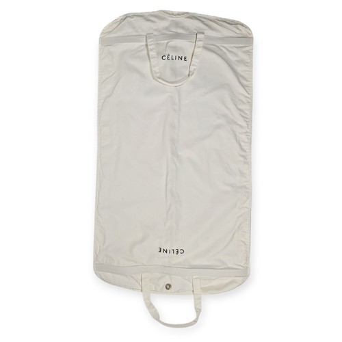 Celine Garment Bag Travel Cover Zip Closure 23"x43" White