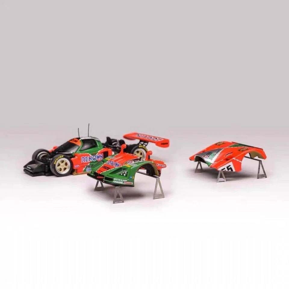 Mazda 787B ganador de Le Mans MH 1:64 modelo diecast delantero/trasero extraíble coleccionable Foto 3 de 4