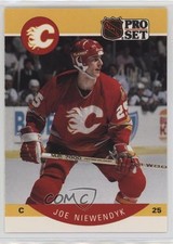 1990-91 Pro Set Joe Nieuwendyk (Name Misspelled as Niewendyk) #42 HOF 6be