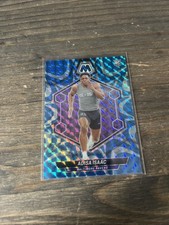 2024 Panini Mosaic - Rookies Adisa Isaac #374 Reactive Blue Mosaic Prizm (RC)