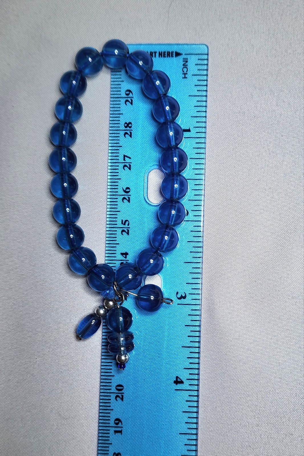 stackable set glass bead bracelet aurora Borealis… - image 7