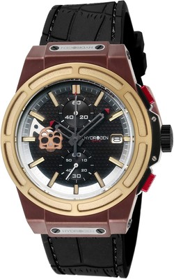 HYDROGEN Watch OTTO CHRONO SKULL 44MM HW514410 Men's Black