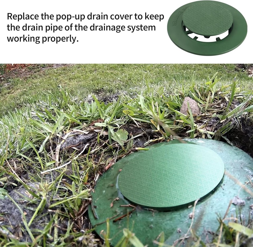 Pop Up Drain Emitter Cap, 2 Pc, 4 Inch, 420C Replacement | eBay