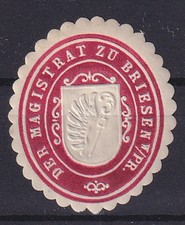 DEUTSCHES REICH, Magistrat zu Briesen , gepr&auml;gtes Papiersiegel, um 1900