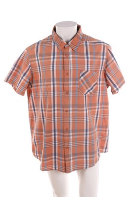 Identic Man Kurzarm-Hemd 2XL orange