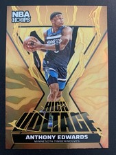 2024-25 Panini NBA Hoops - High Voltage #4 - Anthony Edwards