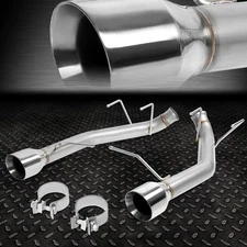 For 11-14 Ford Mustang 3.7L V6 S.Steel 4" Muffler Tip Axle Back Exhaust System
