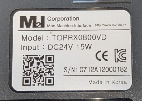 Panel de pantalla táctil NOS M2I TOPRX0800VD nunca usado -F12 - Imagen 3 de 6