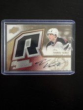 2005-06 SPx Rookie Jersey Auto Thomas Vanek /1499 #177 Buffalo Sabres 