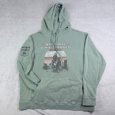 Official PRORODEO National Finals Rodeo Las Vegas 2022 Hoodie Green 3XL NFR