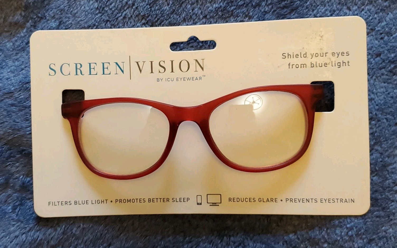 Blue Light Blocking Screen Vision Glasses for Better Sleep by ICU