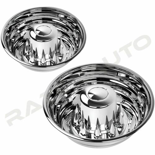 Chrome 19.5" Wheel Simulator Liner+Center Caps Cover for 05-11 Dodge RAM Dually - Picture 3 of 4