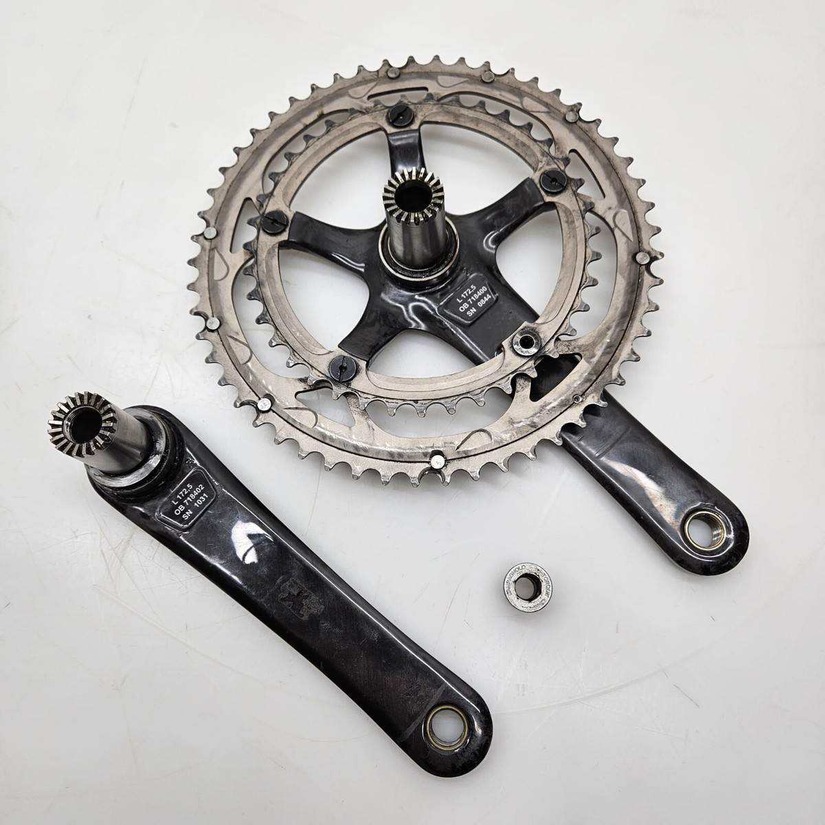【2025年製 新品】 Crankset Carbon Centaur Campagnolo 172.5mm MTB Speed 2x10 自転車本体