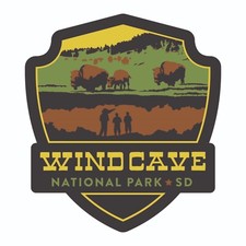 Wind Cave National Park Sticker North South Dakota National Park Decal
