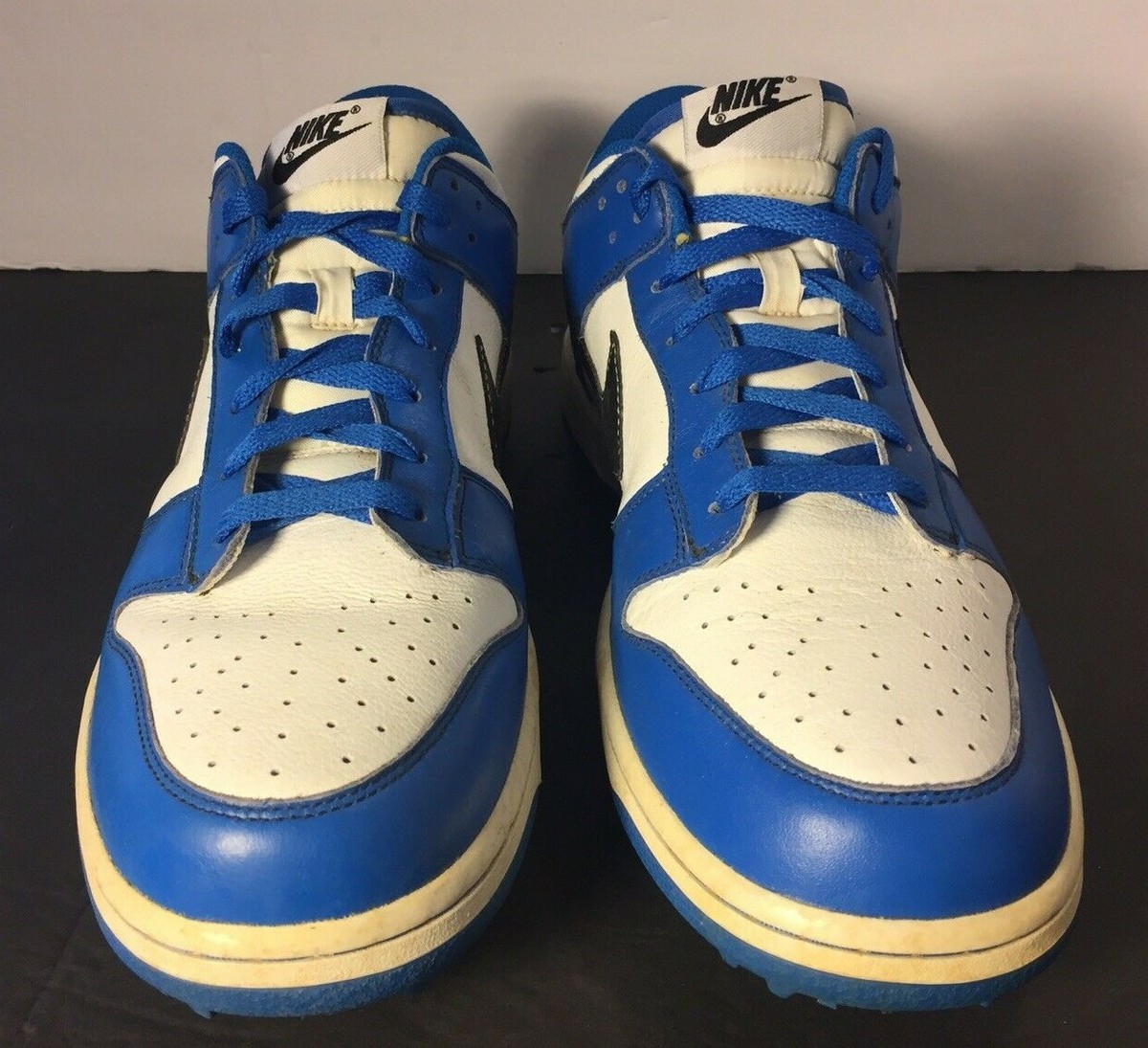 NIKE SAMPLE Dunk Low NG Golf Shoes Spikes Jordan Blue White NIKE SAMPLE Dunk Low NG Golf Shoes Spikes Jordan Blue White
