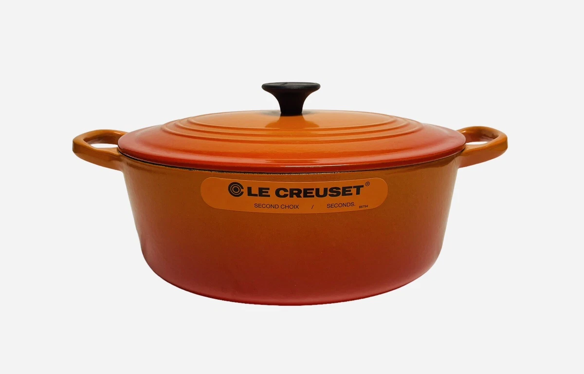 Oval Enameled Cast Iron Dutch Oven