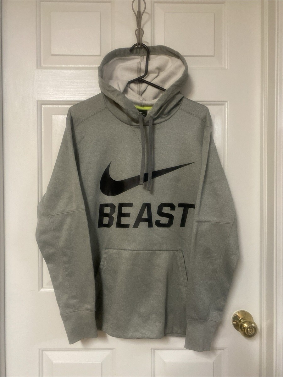 Nike Hoodie Center Swoosh BEAST Therma Fit Pullover Sweatshirt