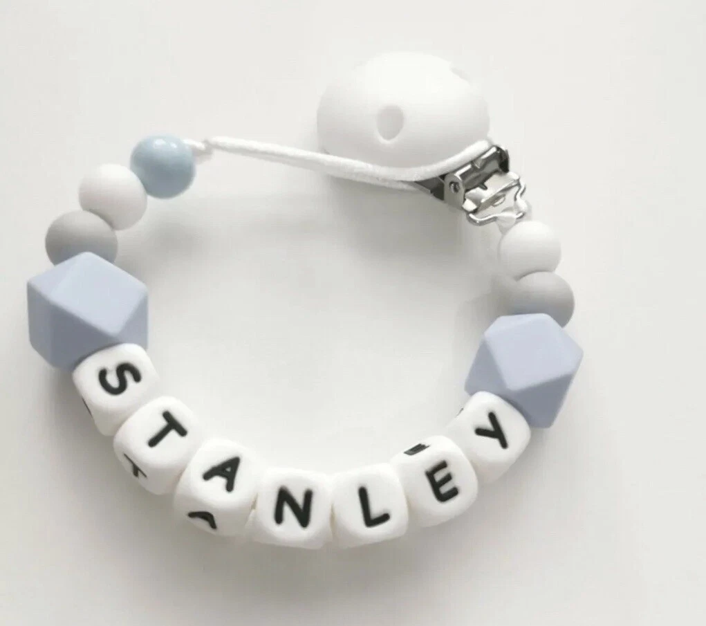 Personalised dummy clip with mam adapter sales