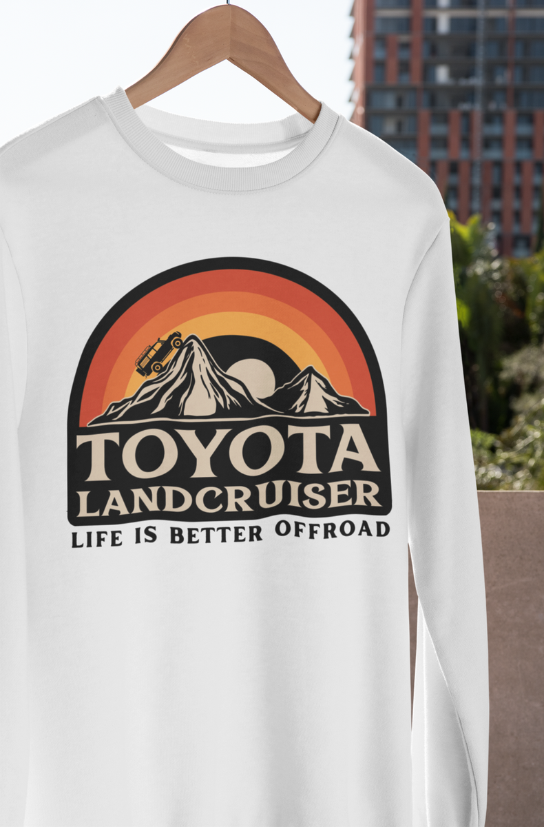 Toyota Landcruiser T-SHIRT S-3XL Life Is Better Off Road Graphic